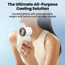 Portable Handheld Mini Fan – 5-Speed Rechargeable Fan
