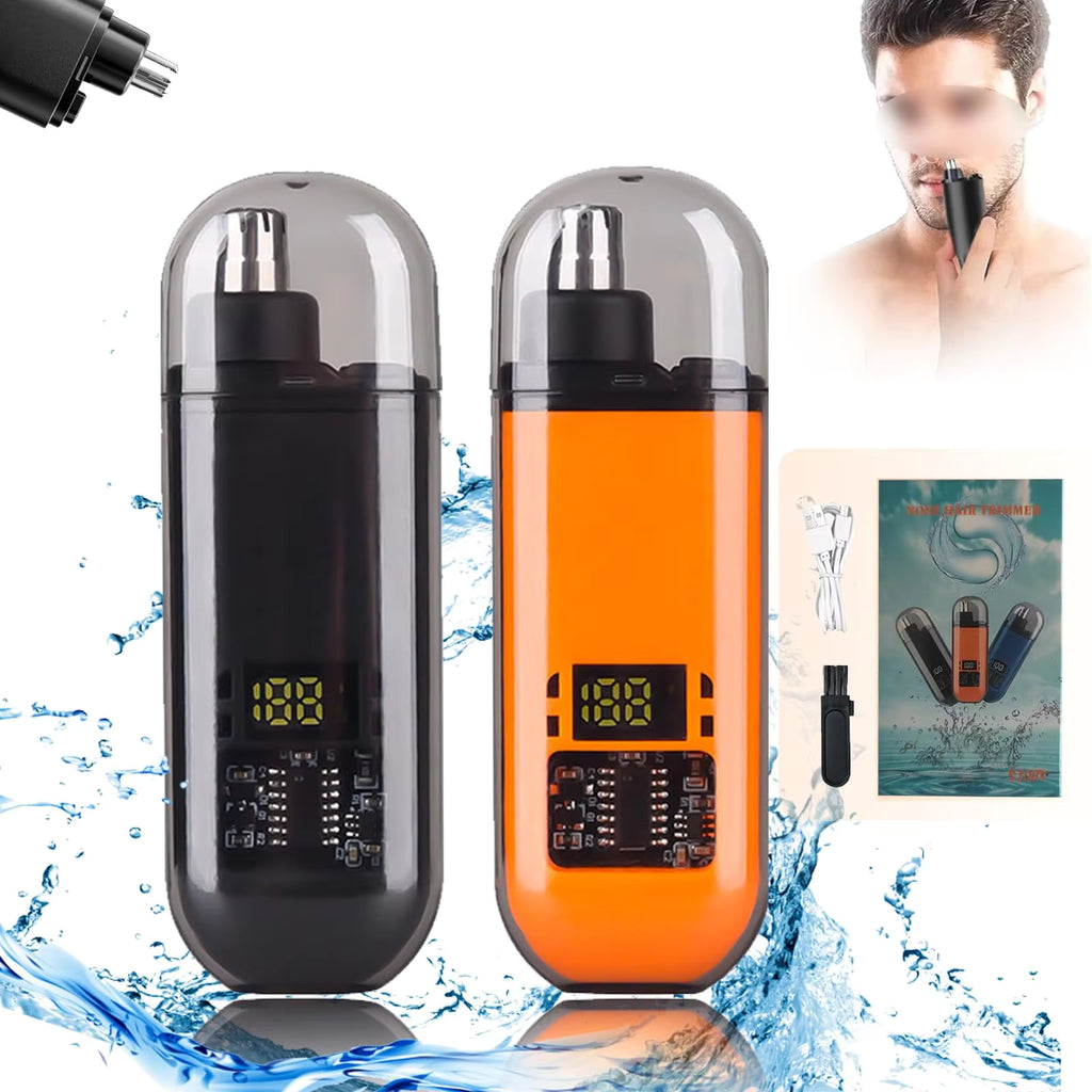 Portable Electric Nose & Ear Hair Trimmer for Men