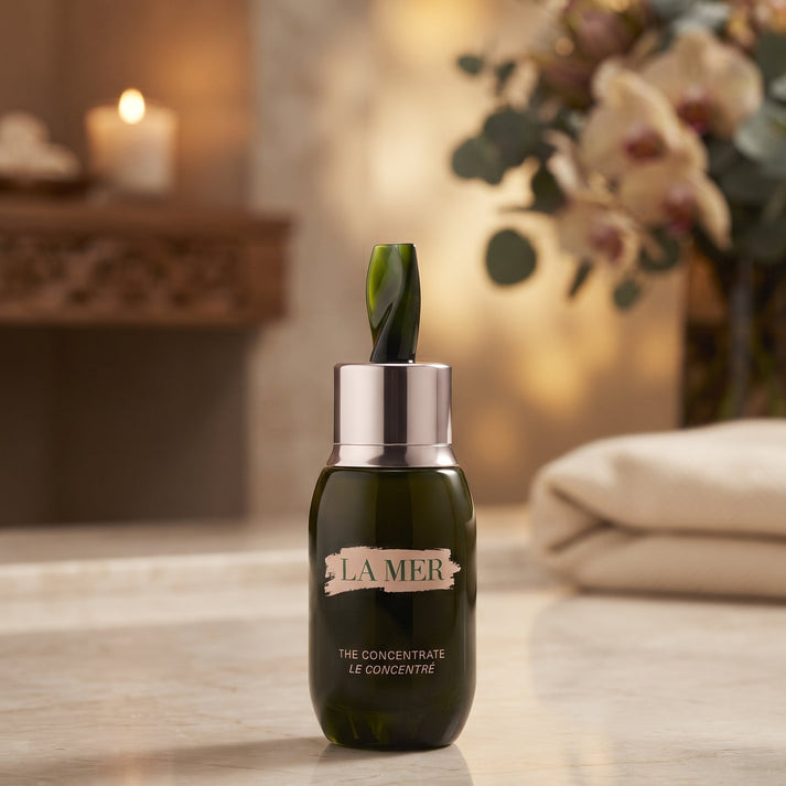 La Mer The Concentrate luxury spa product