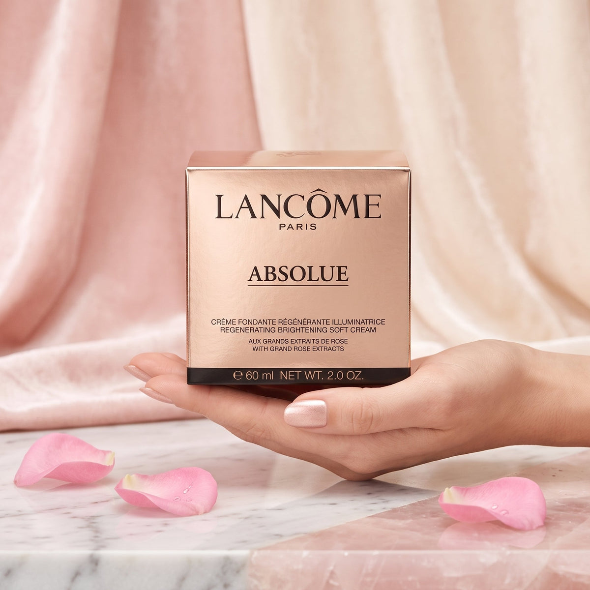 Lancôme Absolue Revitalizing Brightening Rich Cream 60 ML (2 oz) Luxury Anti-Aging Face Moisturizer