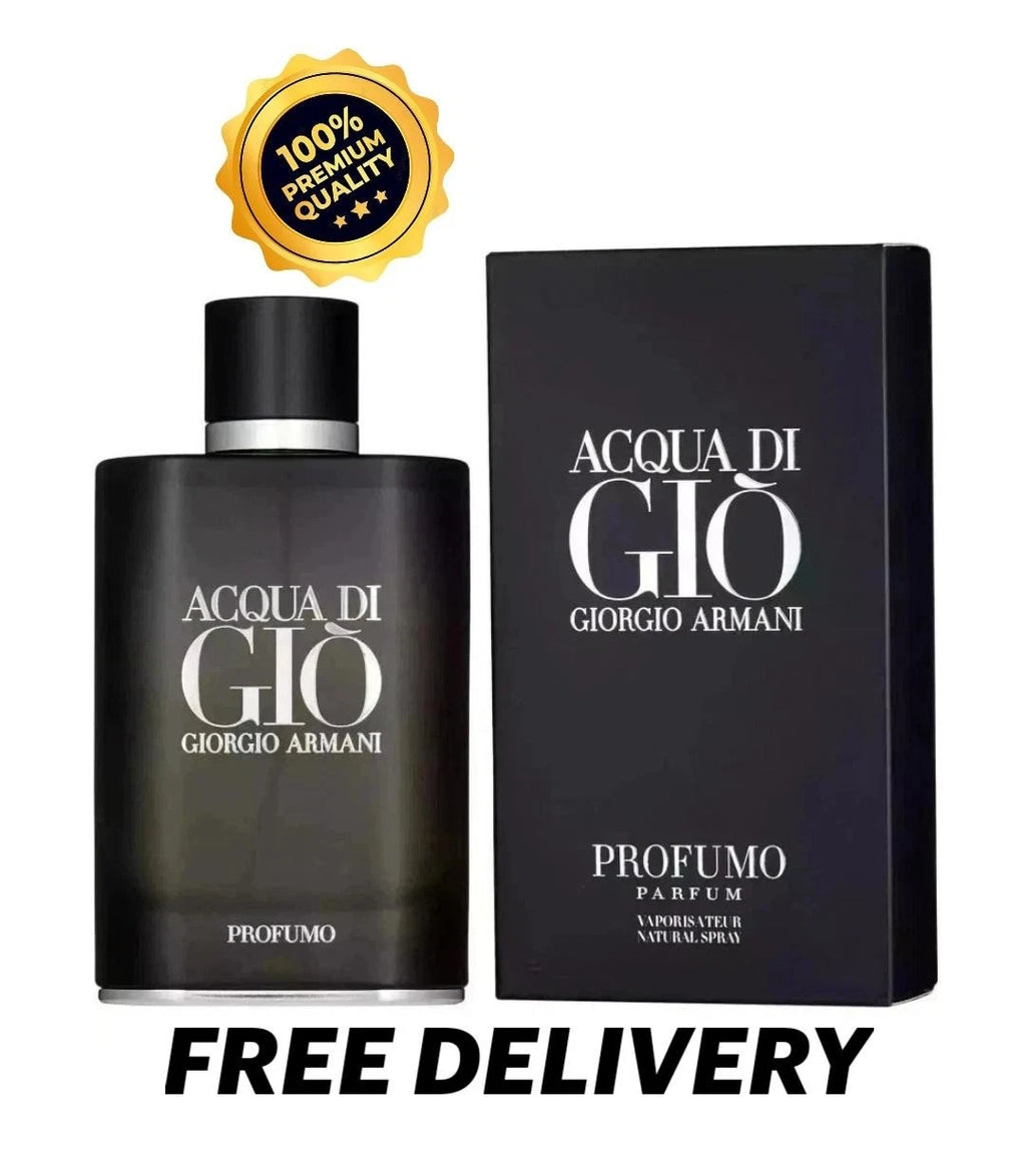 Giorgio Armani Acqua di Giò Profumo Eau de Parfum for Men – 125 mL / 4.2 oz, New & Sealed