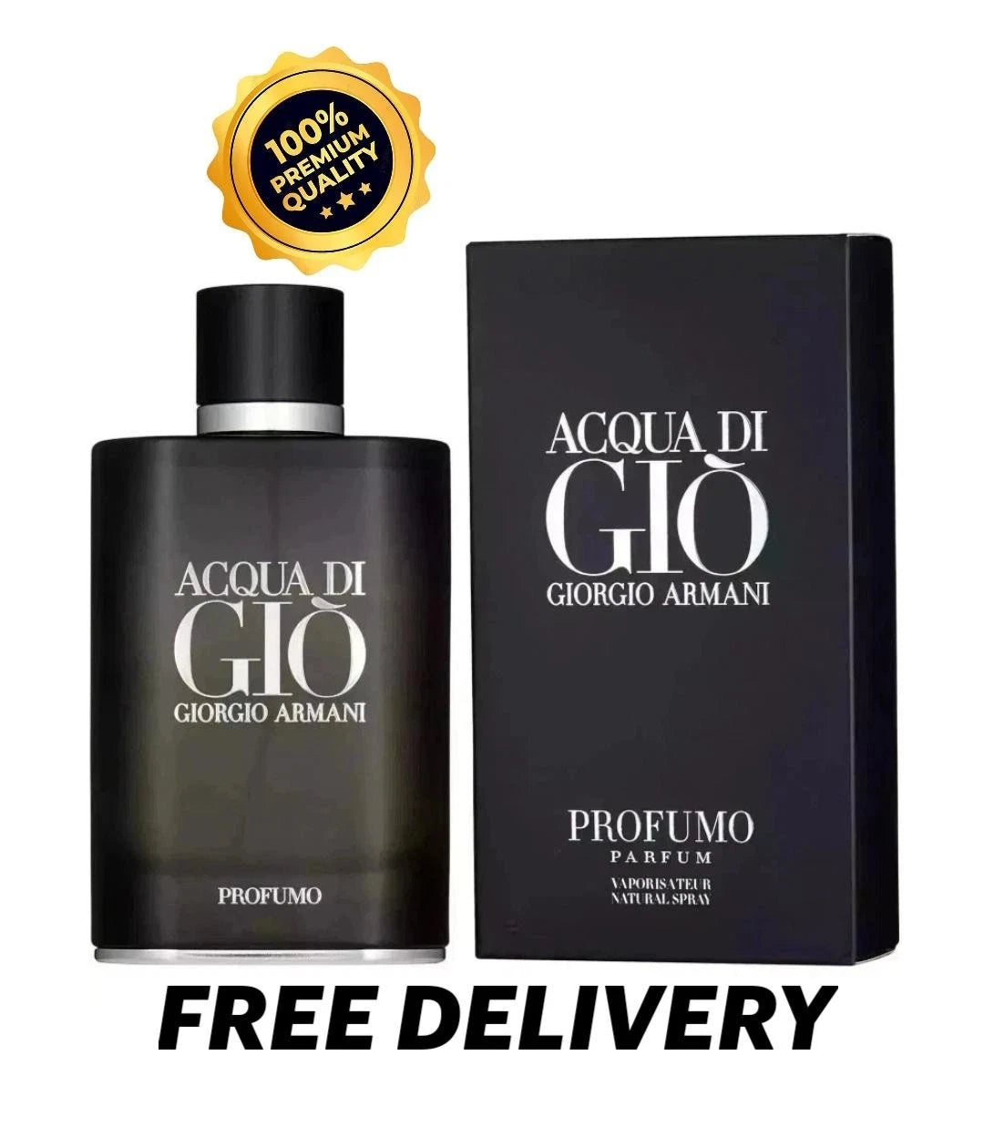 Giorgio Armani Acqua di Giò Profumo Eau de Parfum for Men – 125 mL / 4.2 oz, New & Sealed