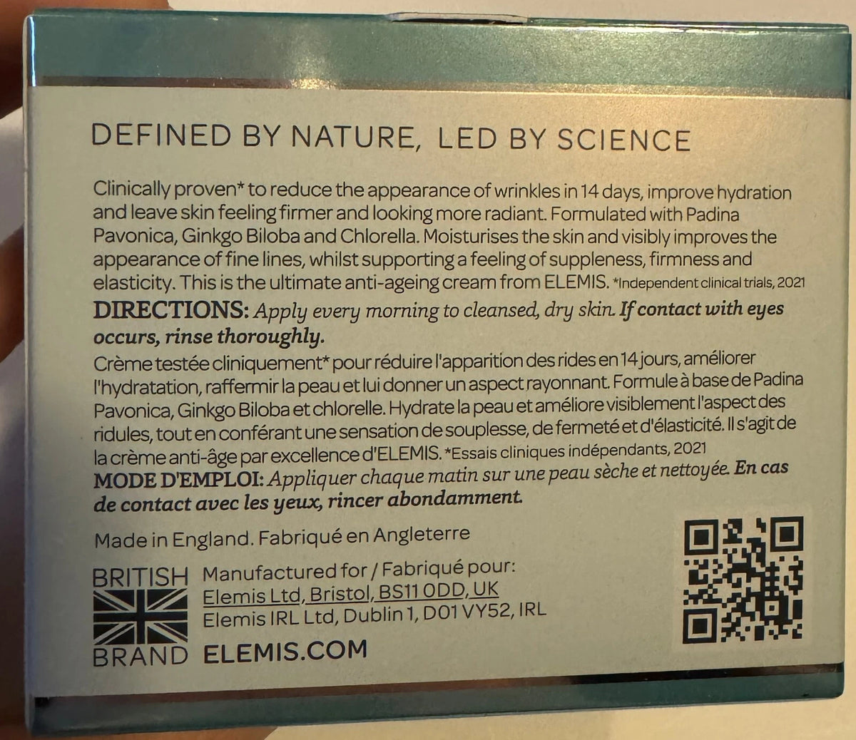 ELEMIS Pro-Collagen Marine Cream SPF 30 – 50 mL / 1.7 oz