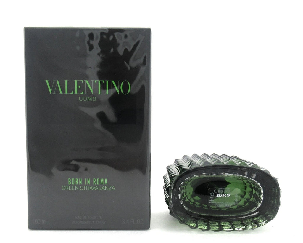 Valentino Uomo Born in Roma Green Stravaganza Eau de Toilette for Men – 100 mL / 3.4 oz, New