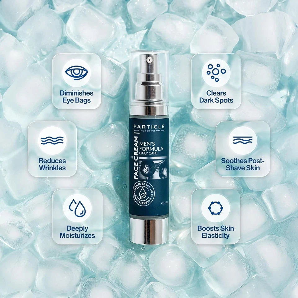 Particle Face Cream for Men – 6-in-1 Anti-Aging Moisturizer