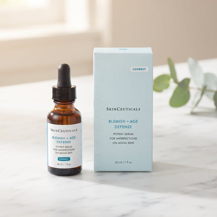 SkinCeuticals Blemish + Age Defense bottle and box